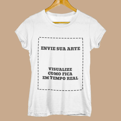 Camiseta Sua Arte Pronta Na Estampa