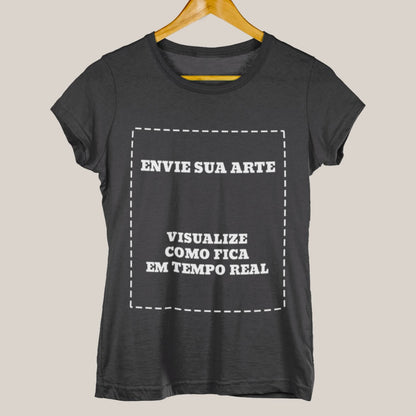 Camiseta Sua Arte Pronta Na Estampa