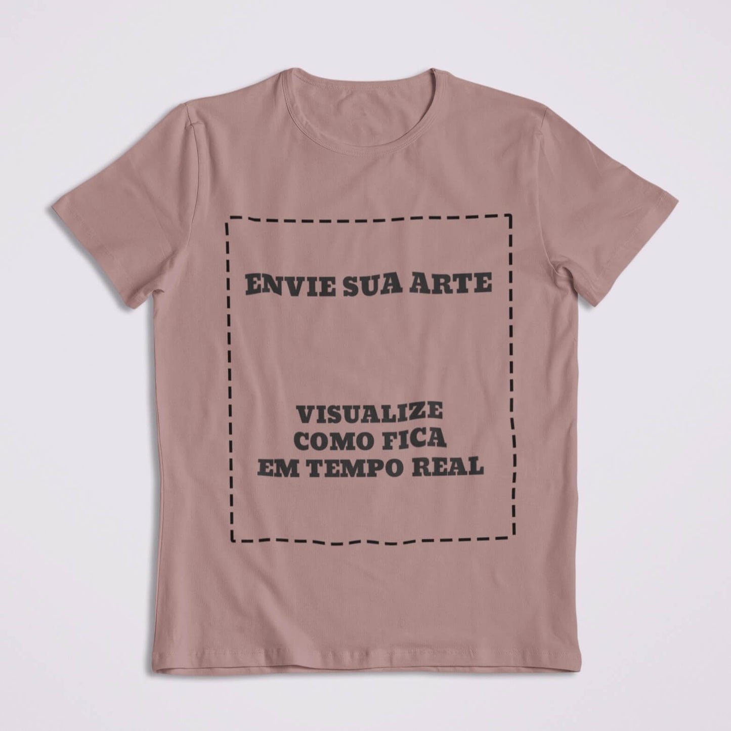 Camiseta Sua Arte Pronta Na Estampa