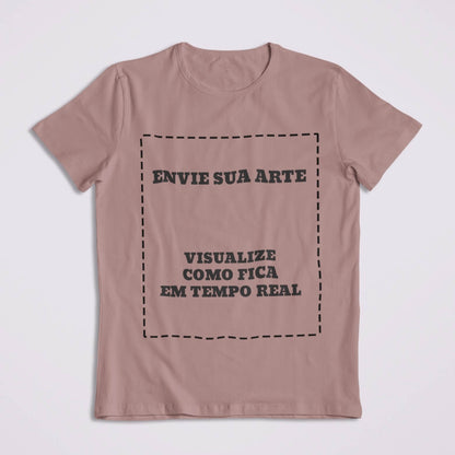 Camiseta Sua Arte Pronta Na Estampa