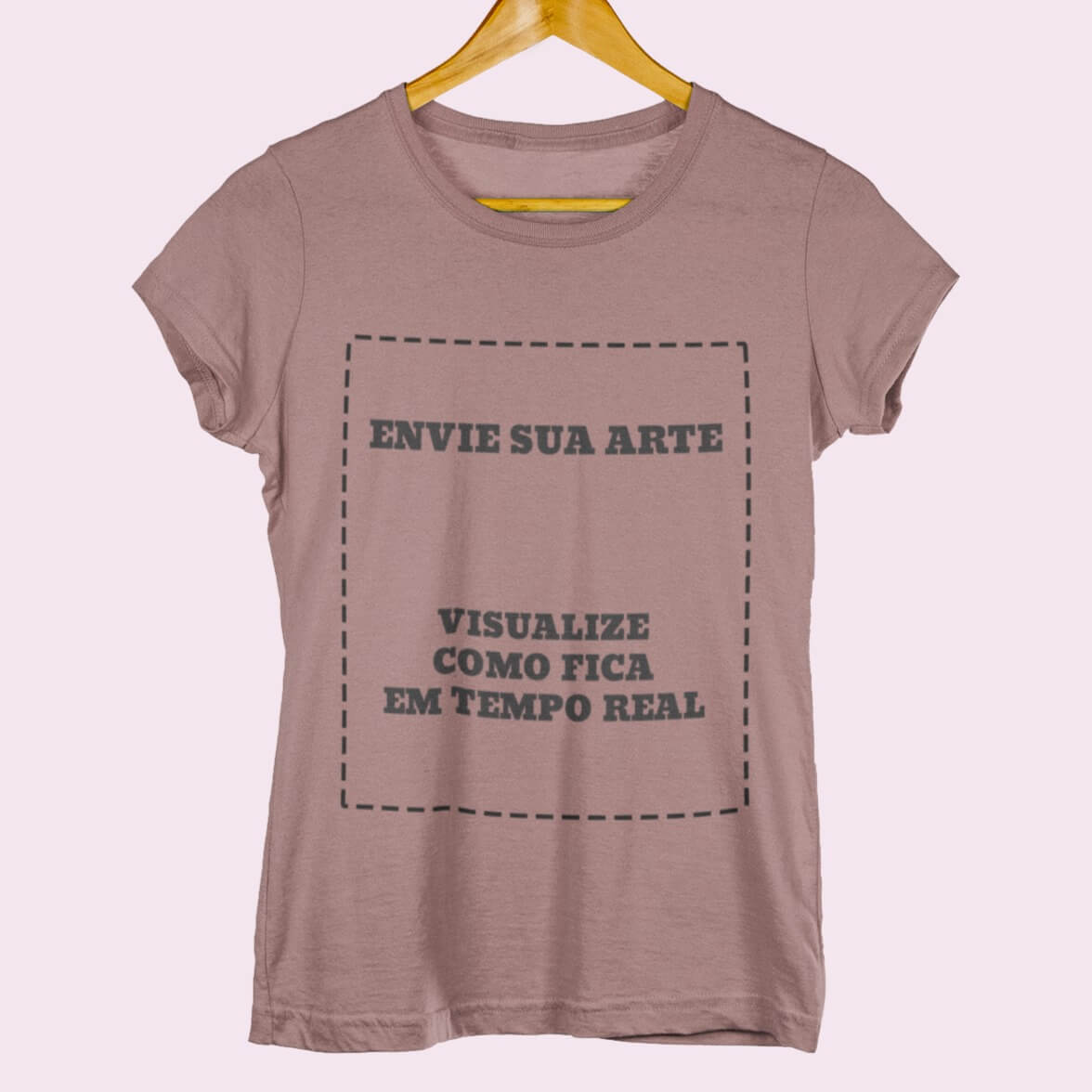 Camiseta Sua Arte Pronta Na Estampa