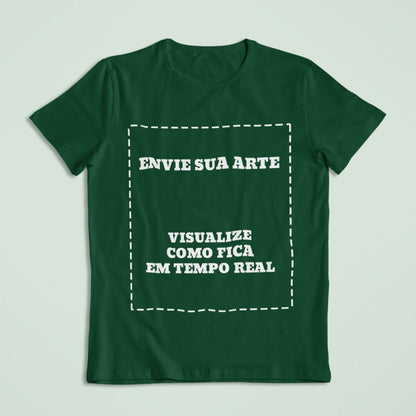 Camiseta Sua Arte Pronta Na Estampa