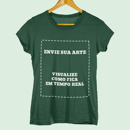Camiseta Sua Arte Pronta Na Estampa