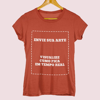 Camiseta Sua Arte Pronta Na Estampa