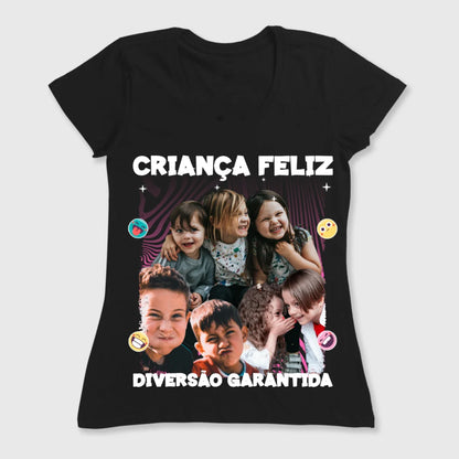 Mockup de camiseta personalizada 'Bootleg Kids', com design divertido para crianças, ideal para celebrações especiais.