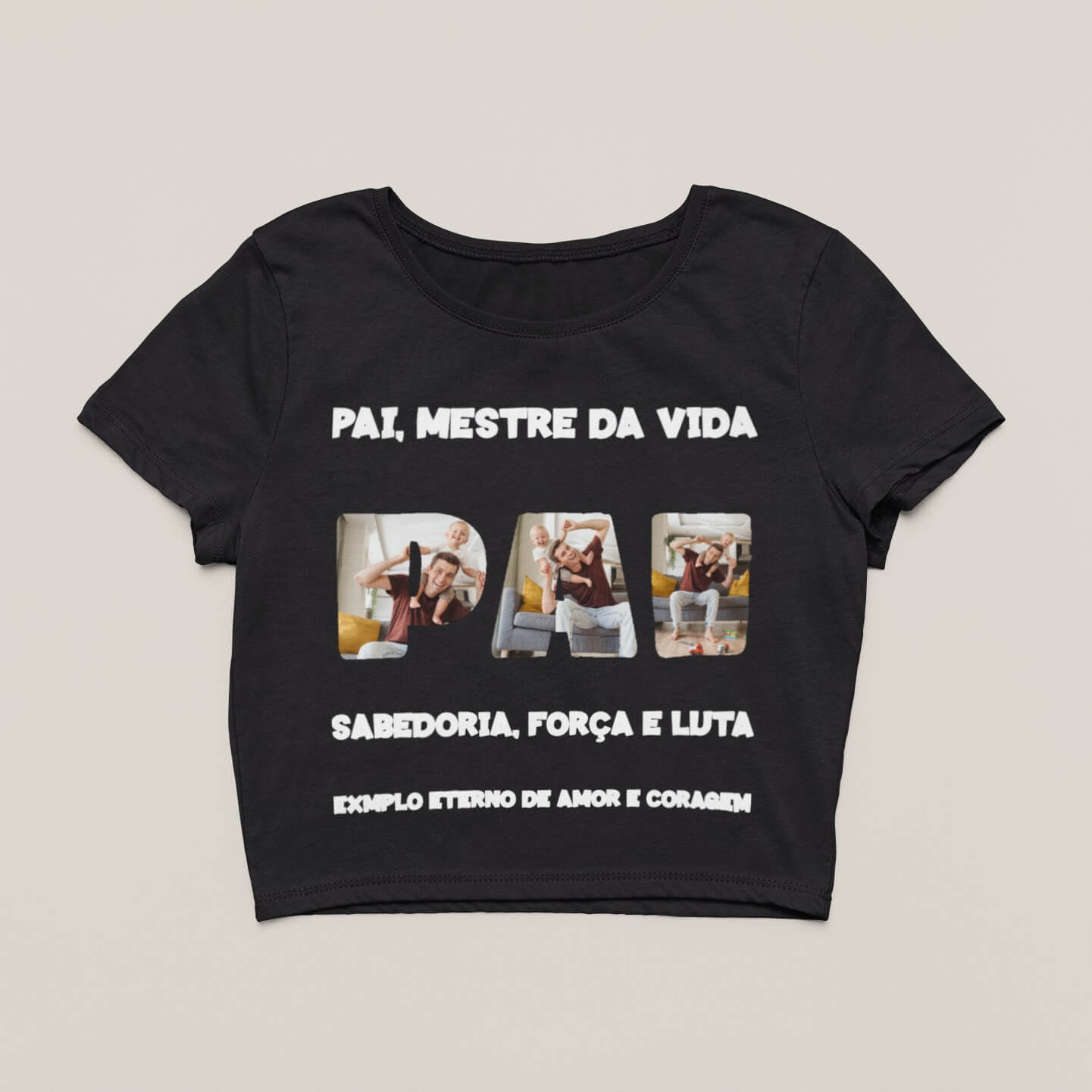 Cropped Pai, Mestre da Vida