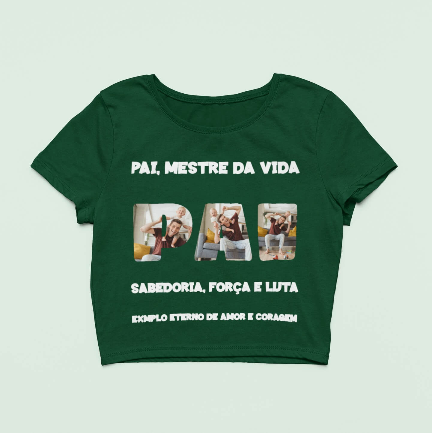 Cropped Pai, Mestre da Vida