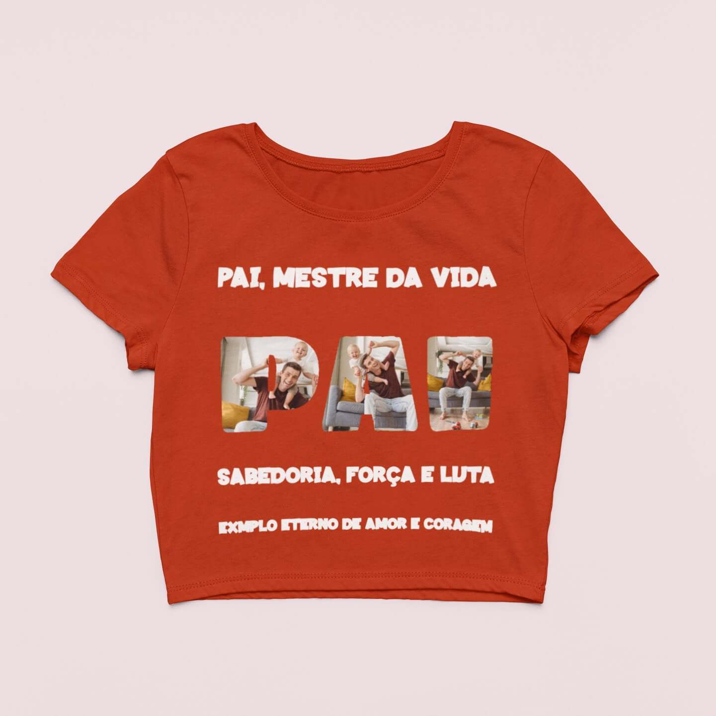 Cropped Pai, Mestre da Vida