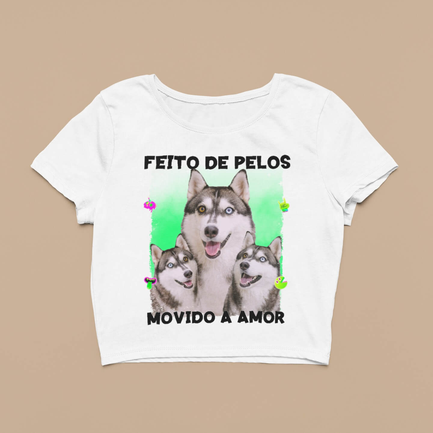 Cropped Pelos & Amor