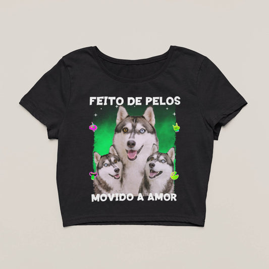Cropped Pelos & Amor