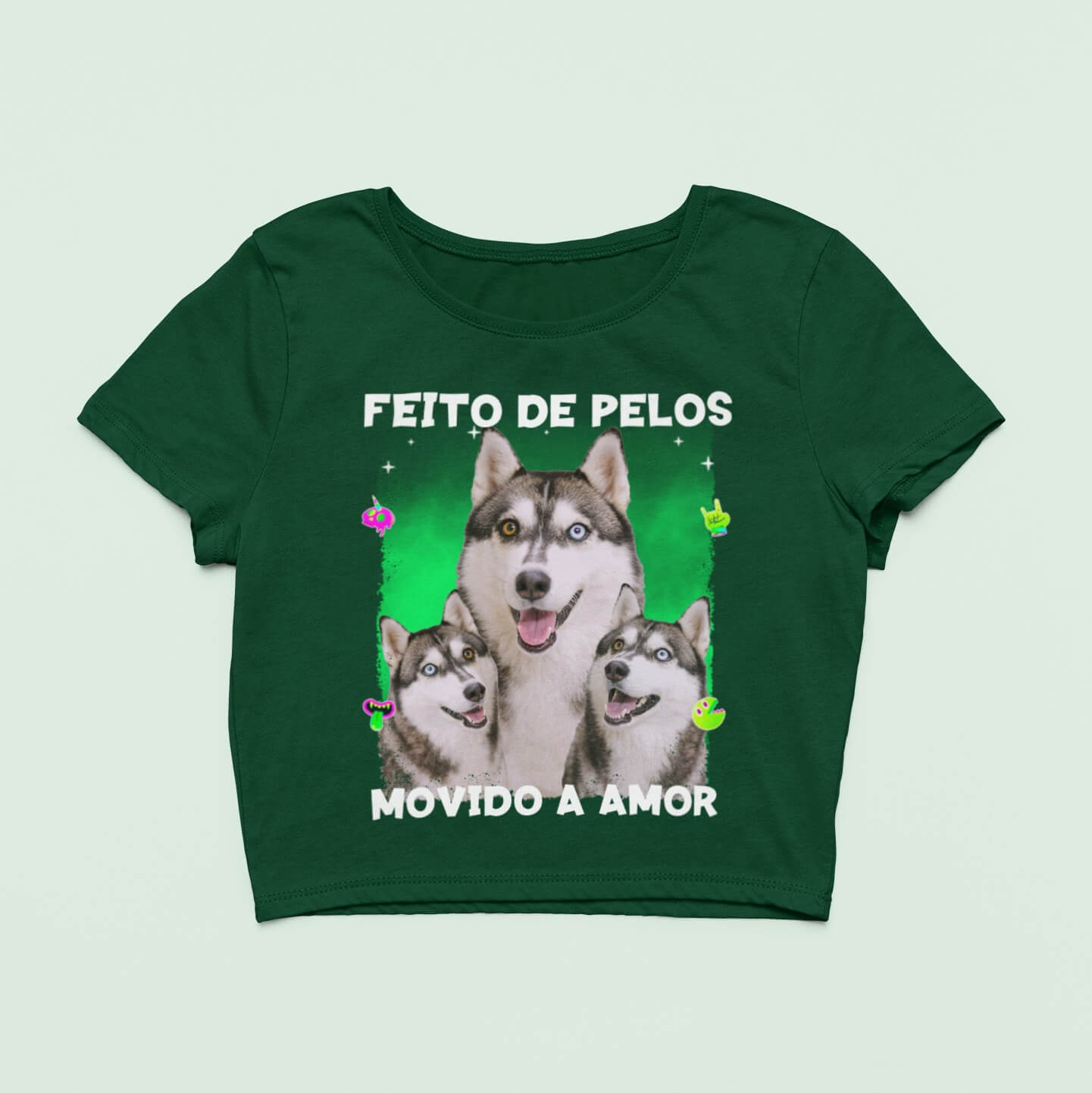 Cropped Pelos & Amor