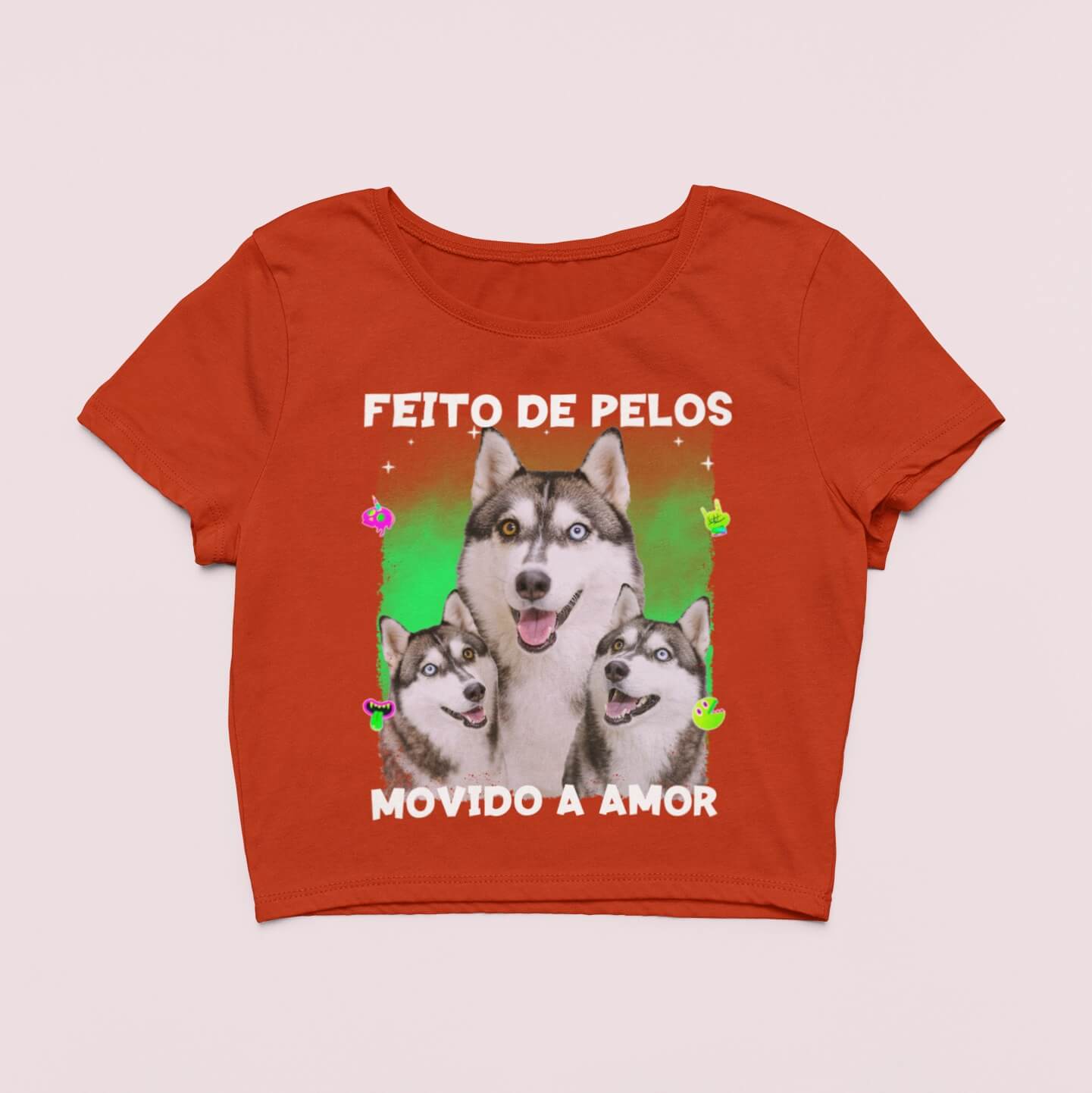 Cropped Pelos & Amor