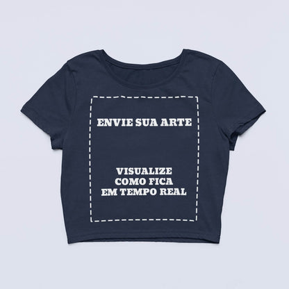 Cropped Sua Arte Pronta Na Estampa