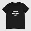Camiseta Escreva Sua Frase