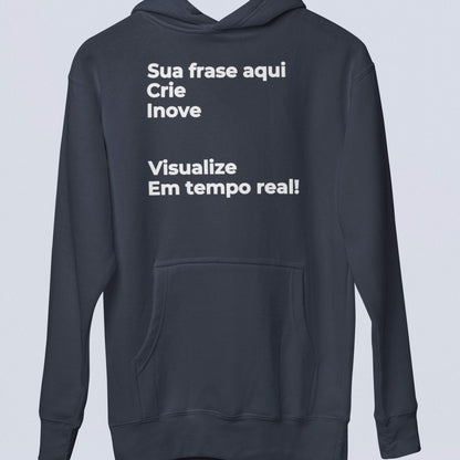 Moletom Escreva Sua Frase
