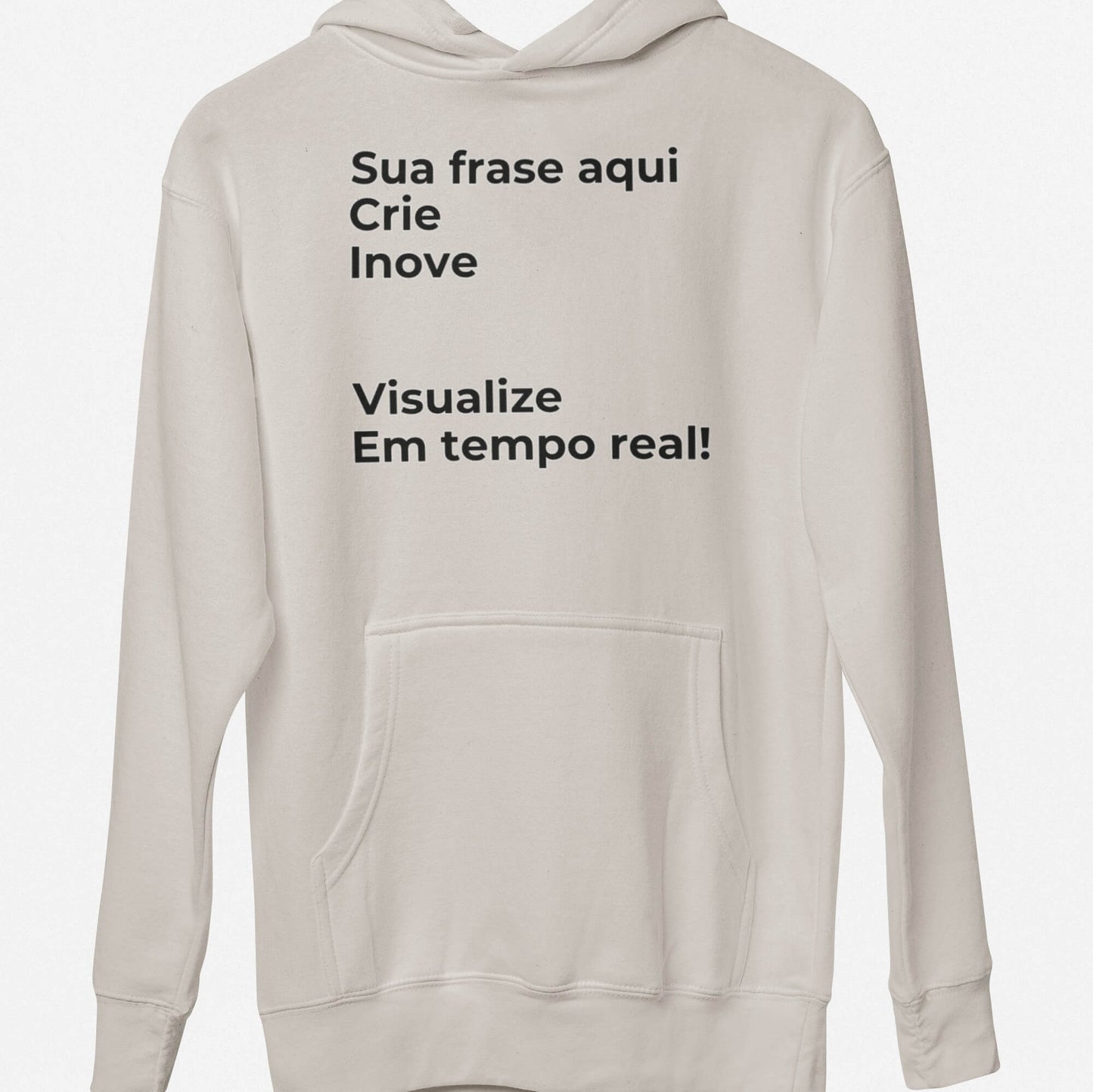 Moletom Escreva Sua Frase