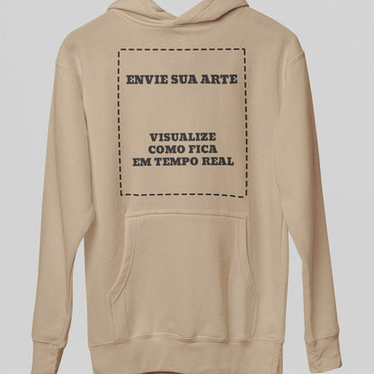 Moletom Sua Arte Pronta Na Estampa