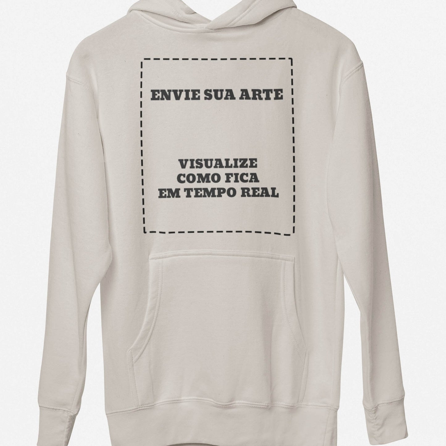 Moletom Sua Arte Pronta Na Estampa