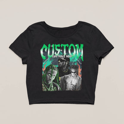 Cropped Bootleg Olympus - Artista